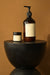 Axis Side Table - L:10 x W:10 x H:20 In inches / Metal / Matte Black - Indoor Furniture