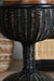 Bamboo Drum Accent Table - Black / Teakwood, bamboo / D: 14.75’’ H: 24’’ - Furniture