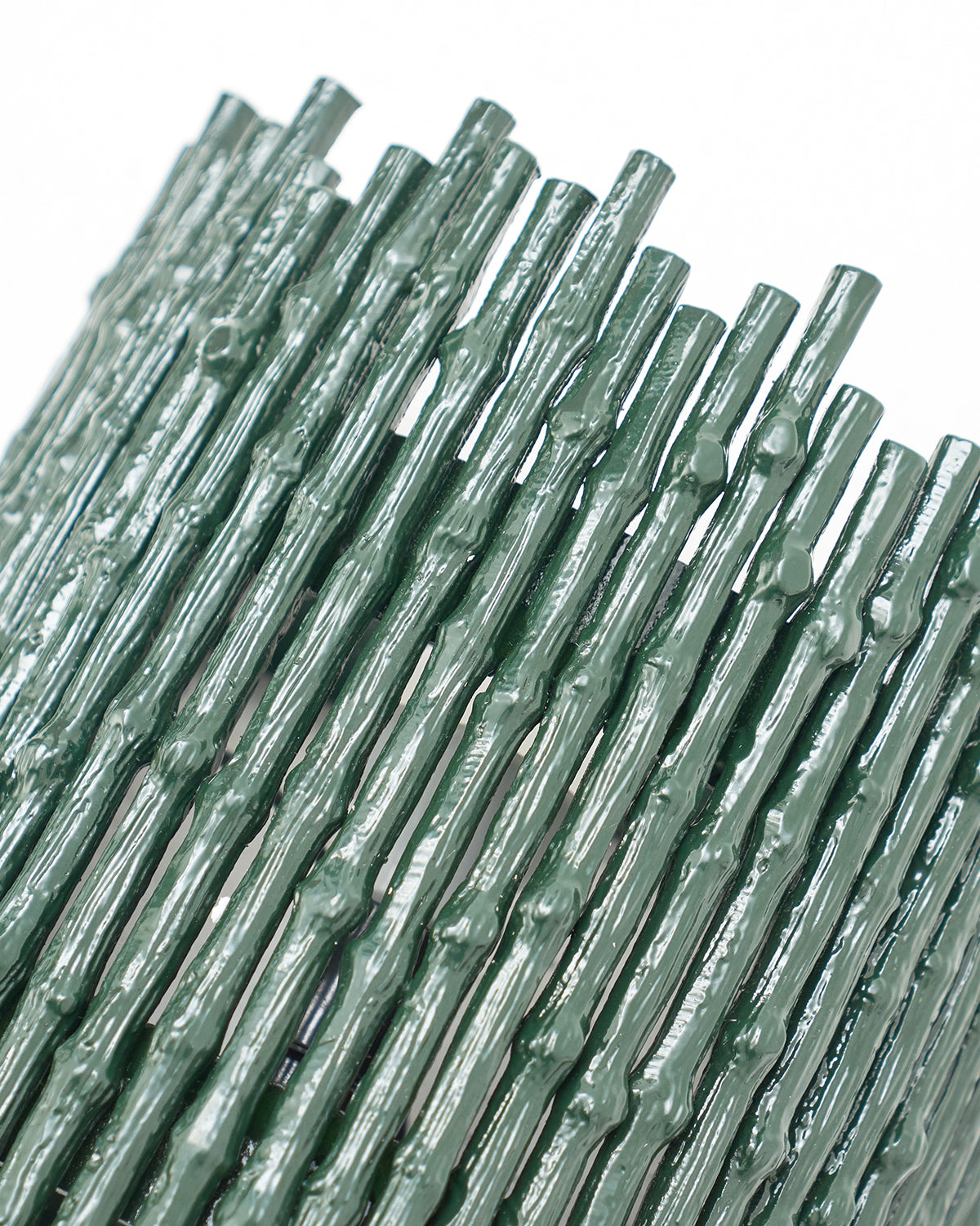 Bamboo Wall Light - Green / Cast Aluminium / 25L X 15W X 38H In Cms - lighting