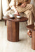 Nesting table in brown