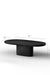 Basalt Coffee table - L:42’’ x B:22’’ x H:12.5’’ In Inches / Black Distressed and Charcoal Sheesham and Top; Black