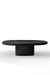 Basalt Coffee table - L:42’’ x B:22’’ x H:12.5’’ In Inches / Black Distressed and Charcoal Sheesham and Top; Black