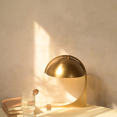 Bask Table Lamp - L:11 x W:10 x H:14 In inches / Metal - Lighting