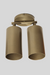 Beige Dual Spot Ceiling Light - Beige / Cylinder Diameter: 3 inches, height 7 inchesOverall size 3inch x 8 inches x 7