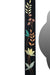 Black Beauty Wall Mirror - Black / Teakwood and mirror / L: 18.25’’ W: 1.25’’ H: 24’’ - Decor