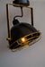 Black Gold Low Ceiling Lamp Vintage Style Lighting