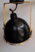 Black Gold Low Ceiling Lamp Vintage Style Lighting
