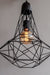 Black Industrial Geometric Pendant Lighting Retro Ceiling Lamp V2.0