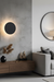 Black Moon Wall Lamp - White / Aluminium - Lighting