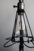 Black Retro Grill Iron Pipe Lamp Industrial Rustic Style Design