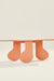 Blob - Peach / MDF / 105L X 36W X 43H In Cms - Indoor Furniture
