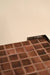 Blockette Coffee Table - 36’’ x 36’’ x H 19’’ / Tile, Wood, Steel Legs - Coffee Table