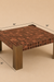 Blockette Coffee Table - 36’’ x 36’’ x H 19’’ / Tile, Wood, Steel Legs - Furniture