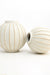 Bloma Terracotta Vase Set of 2 - CM - L:- 29.5 x W:- 29. / Marble and Aluminium - Décor