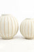Bloma Terracotta Vase Set of 2 - CM - L:- 29.5 x W:- 29. / Marble and Aluminium - Décor