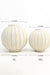 Bloma Terracotta Vase Set of 2 - CM - L:- 29.5 x W:- 29. / Marble and Aluminium - Décor