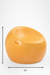 Bloom Chair - Yellow / D: 28’’ H:20 / FRP