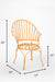 Bloom Patio Chair - Seating Height: 15 x Width:17 x Total Height: 35 x Depth: 14 In inches / Yellow / Metal - Outdoor