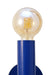 Blue Pop Twin-Light Wall Sconce - Blue / Iron / 4 inches - Lighting