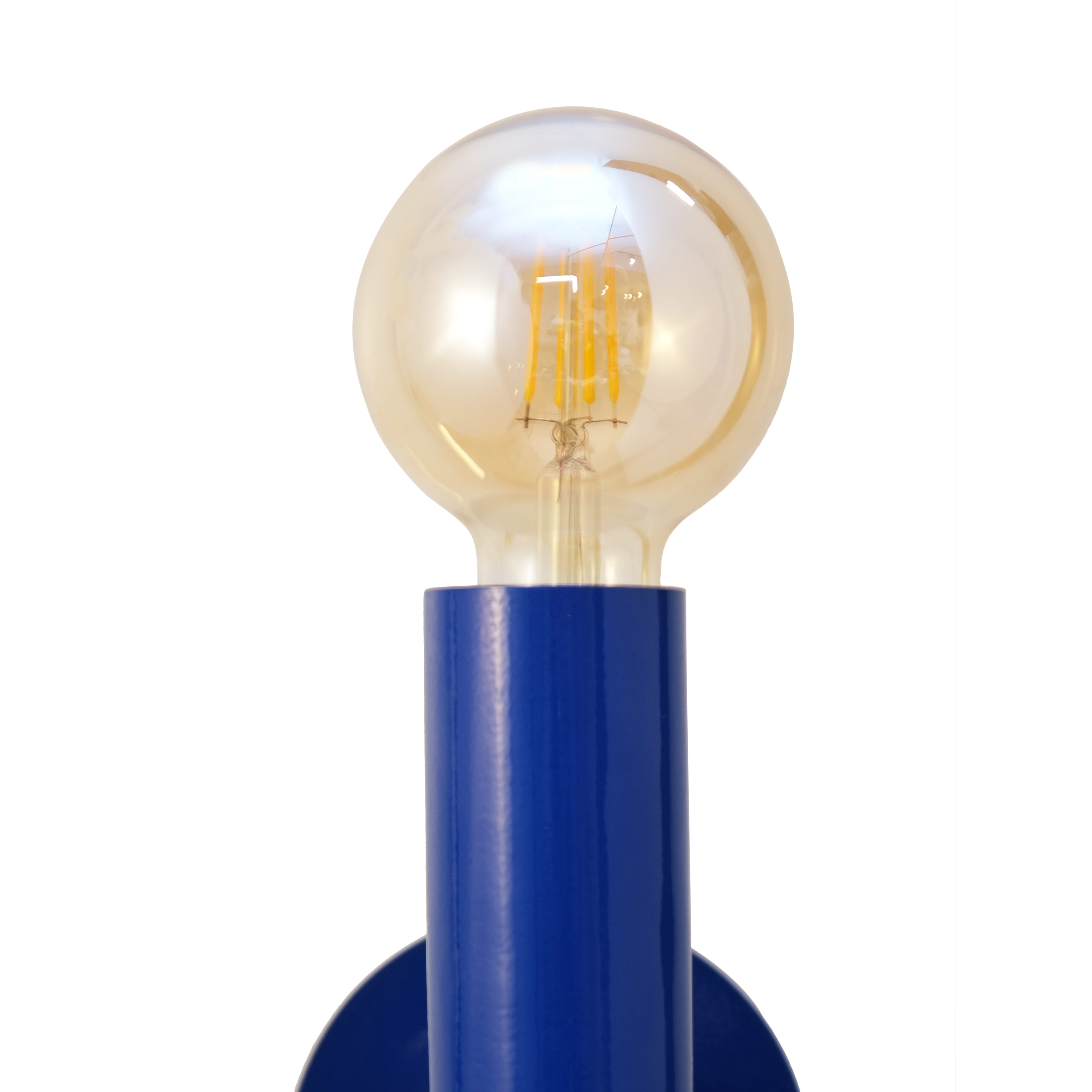 Blue Pop Twin-Light Wall Sconce - Blue / Iron / 4 inches - Lighting