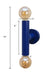 Modern Blue Wall Sconce: Elevate Your Decor with Twin Light Beam