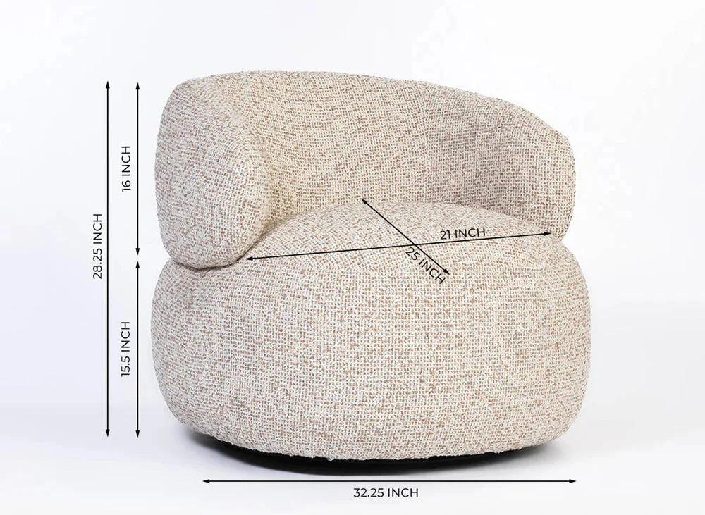 Bo Swivel Lounge Chair - Chair