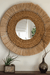 Boheme Jute Moonjh Grass Mirror - Natural / Moonjh grass, jute, mirror and plywood / D: 30’’ W: 1’’ - Decor