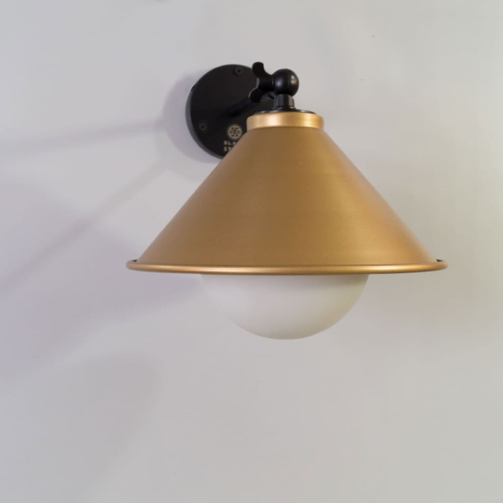Bohemian Loft Interior Wall Sconce In Gold