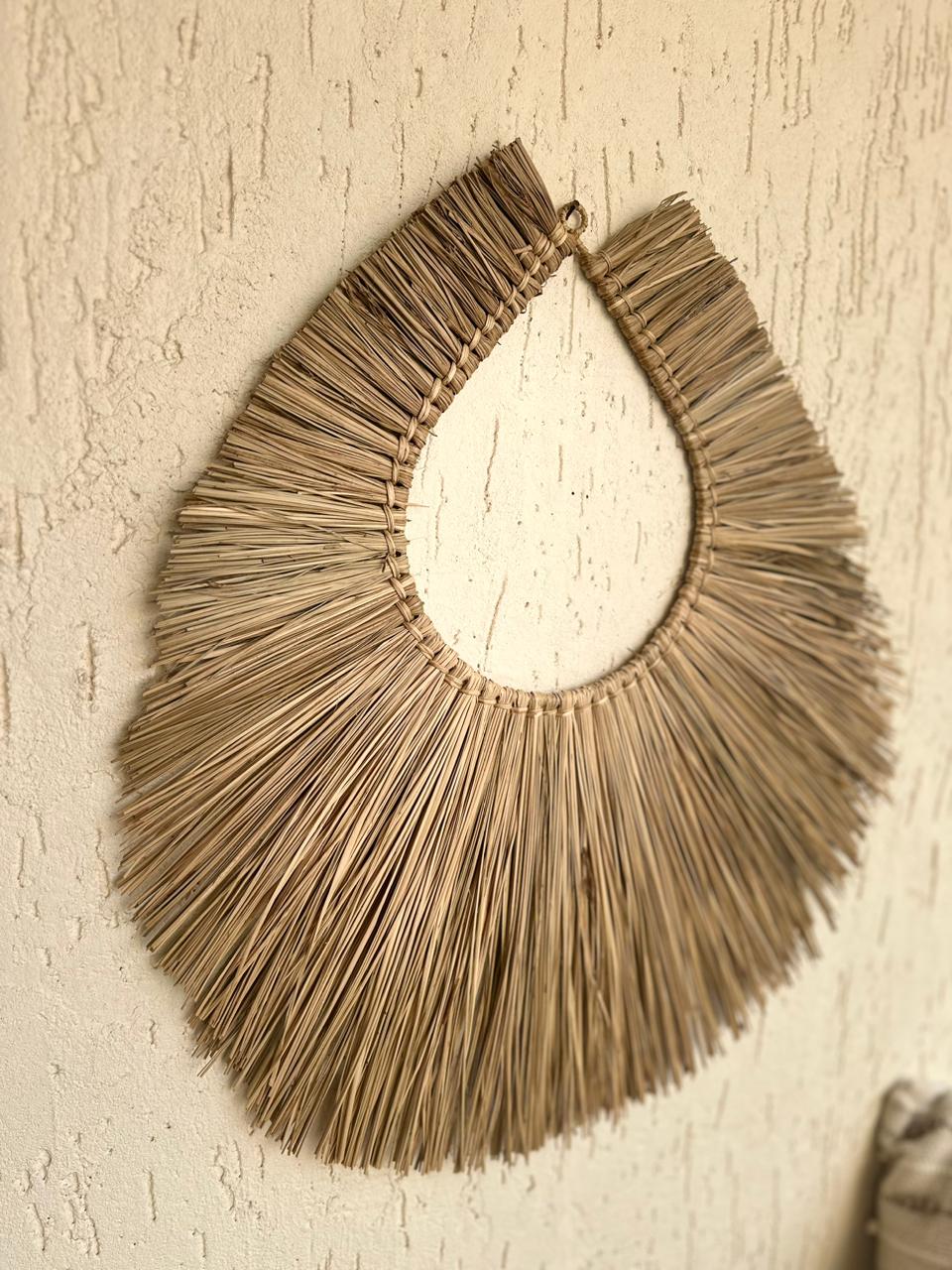 Bohemian Seagrass Wall Decor - Natural / Sea Grass - Decor