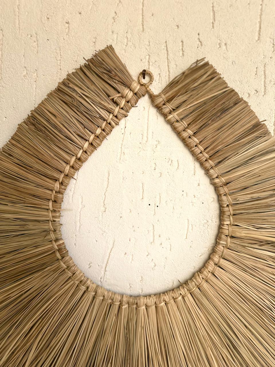 Bohemian Seagrass Wall Decor - Natural / Sea Grass - Decor