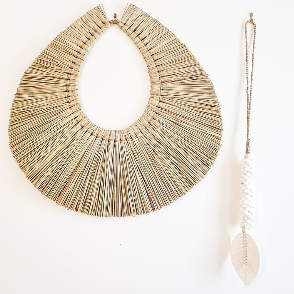 Bohemian Seagrass Wall Decor - Natural / Sea Grass - Decor