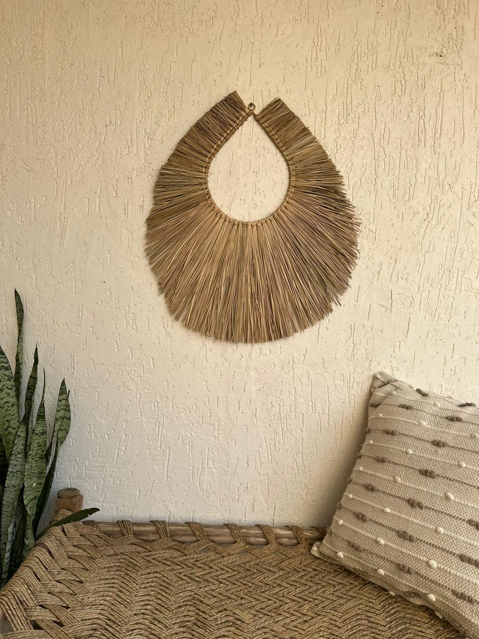 Bohemian Seagrass Wall Decor - Natural / Sea Grass - Decor