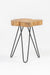 Borneo Accent Tables Set of 3 - Teak Wood / L:50 x B:50 x H:48 In cm - Indoor Furniture