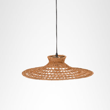 Botanic Halo Pendant Lamp - Dia: 15’’ / Beige / BANANA ROPE - Lighting