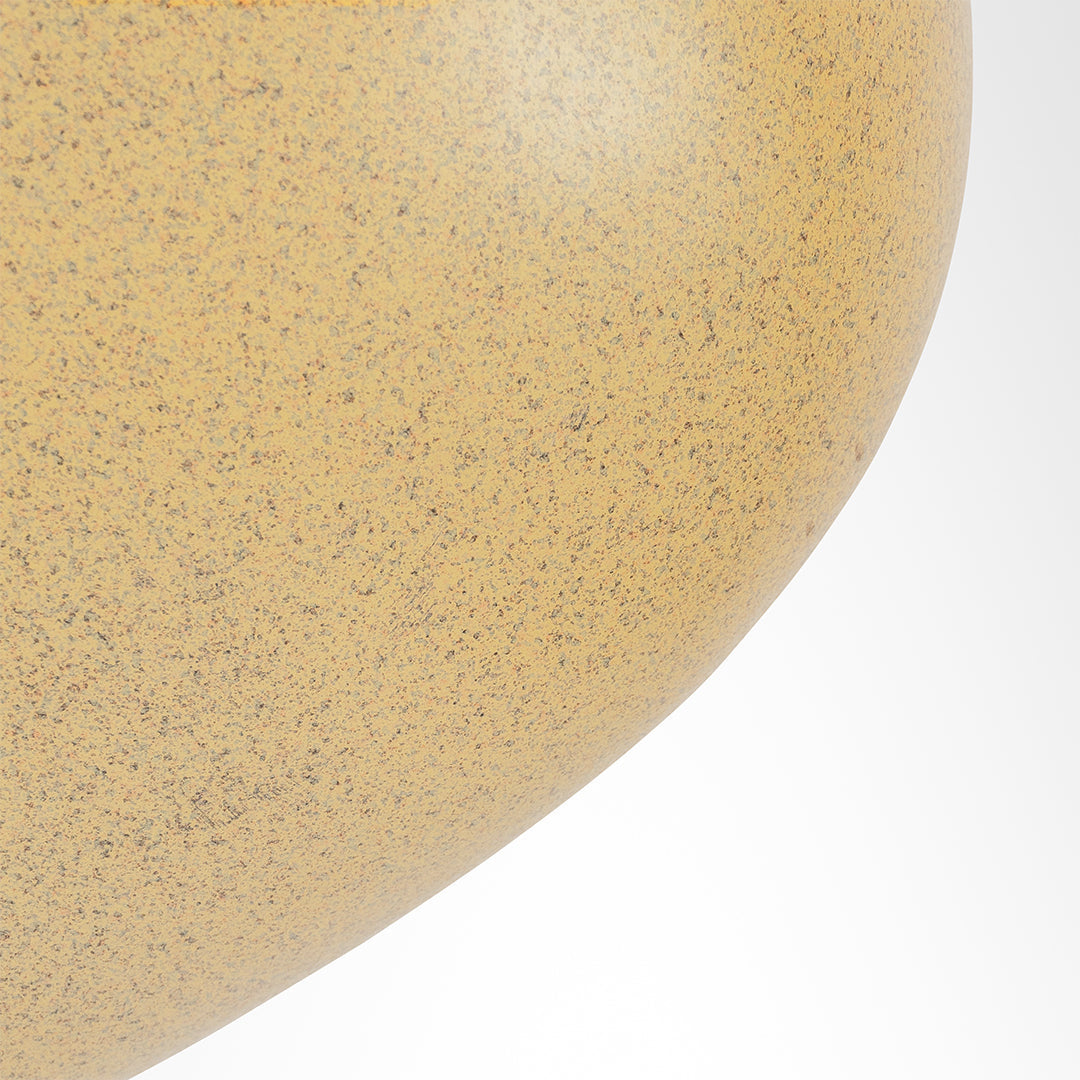 Boulder - Speckled Cream / FRP / W: 36’’ D: 19’’ H: 14.5’’
