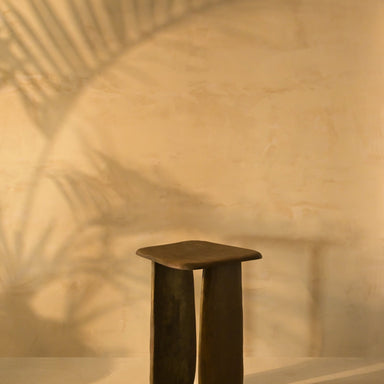 Bran Side Table - L:13 x W:13 x H:20 In inches / Aluminium - Indoor Furniture