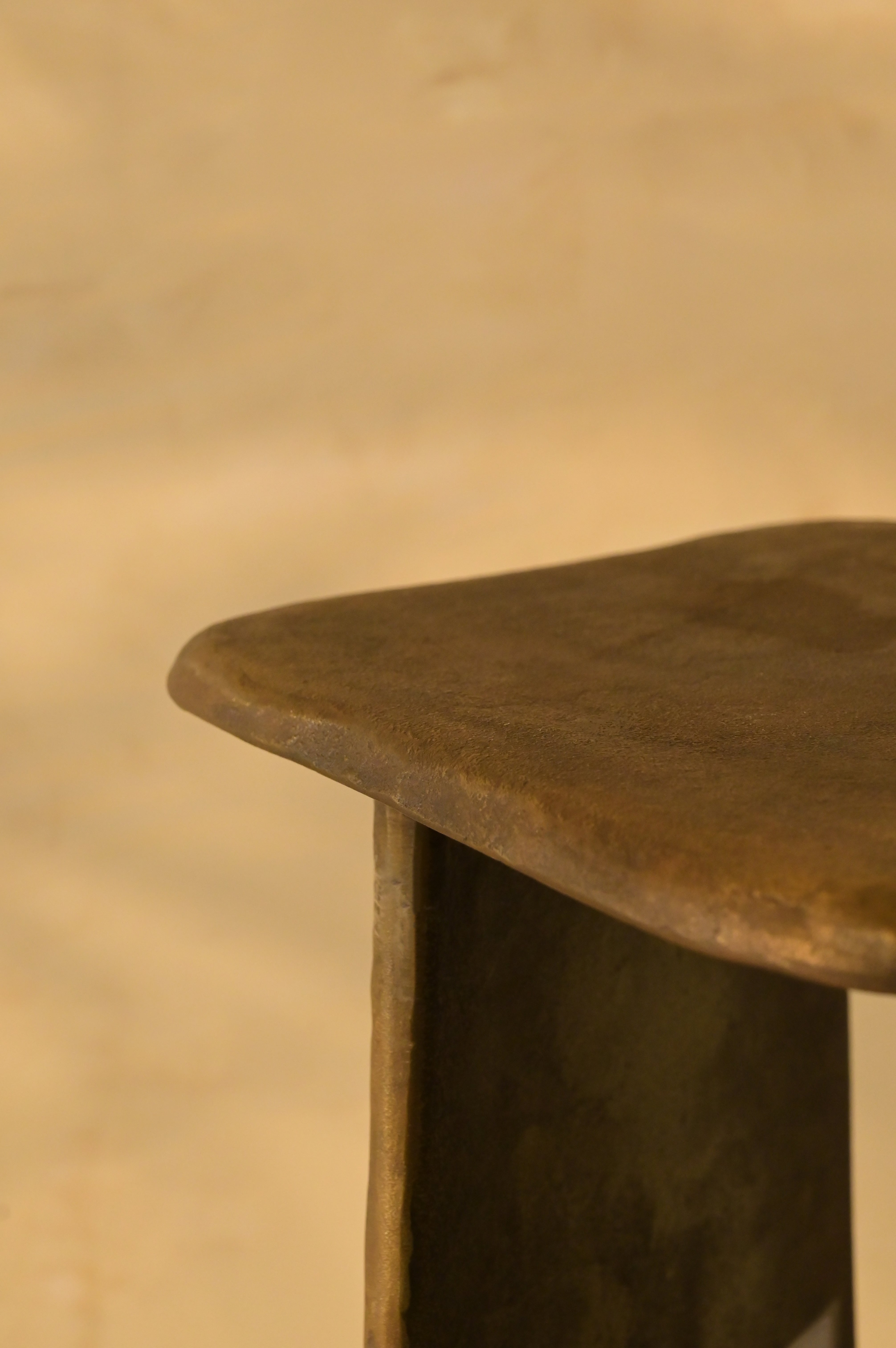 Bran Side Table - L:13 x W:13 x H:20 In inches / Aluminium - Indoor Furniture