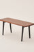 Brass Inlay Bench - Teak Finish / Teak Wood / 112L X 41W X 46H In Cms - Indoor Furniture