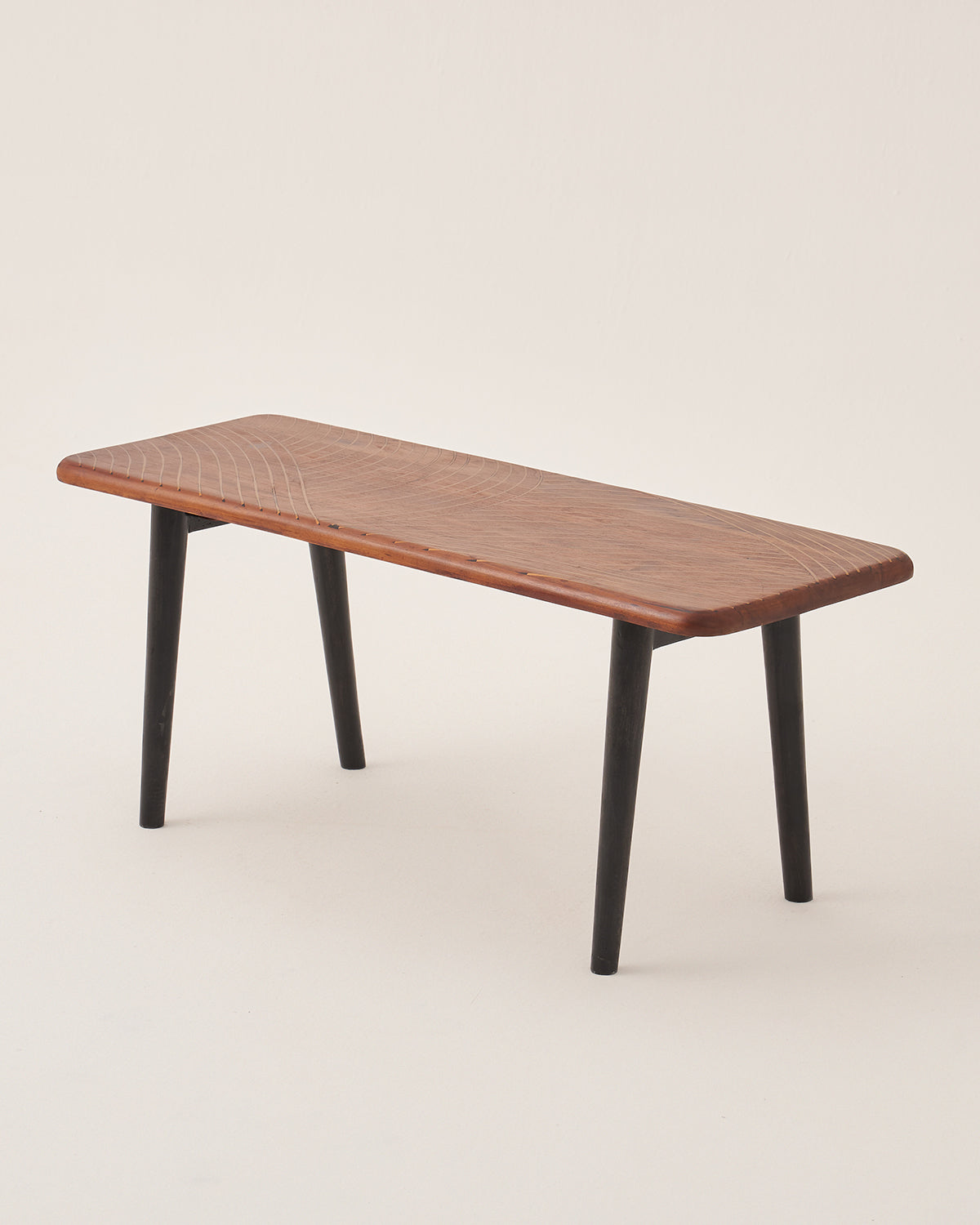 Brass Inlay Bench - Teak Finish / Teak Wood / 112L X 41W X 46H In Cms - Indoor Furniture