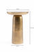 Brassa Accent Table - L: 15’’ W: 15’’ H: 21’’ / Aluminium / Matte Antique Brass - Furniture