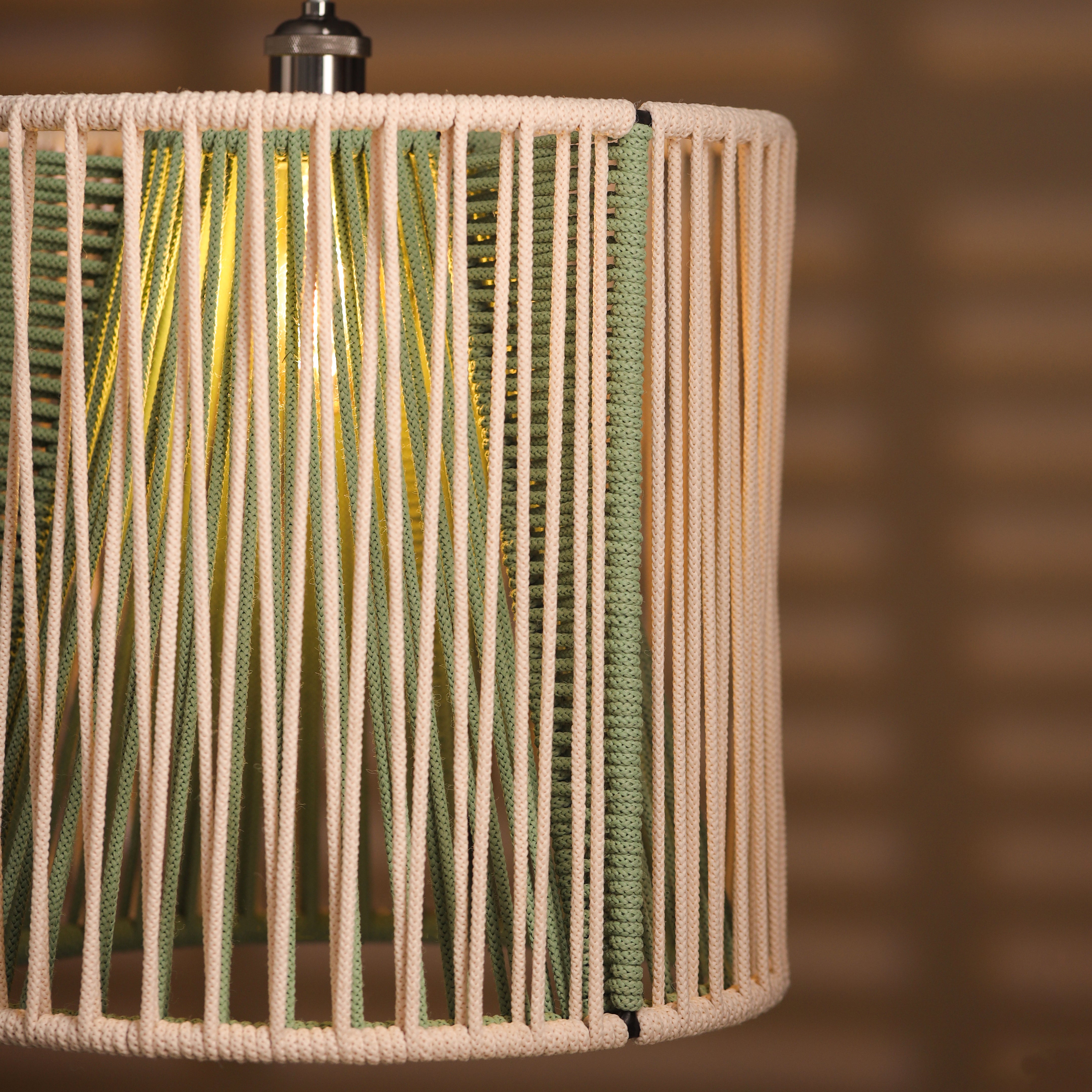 Breeze Barrel Pendant Lamp – three-quarter angle view