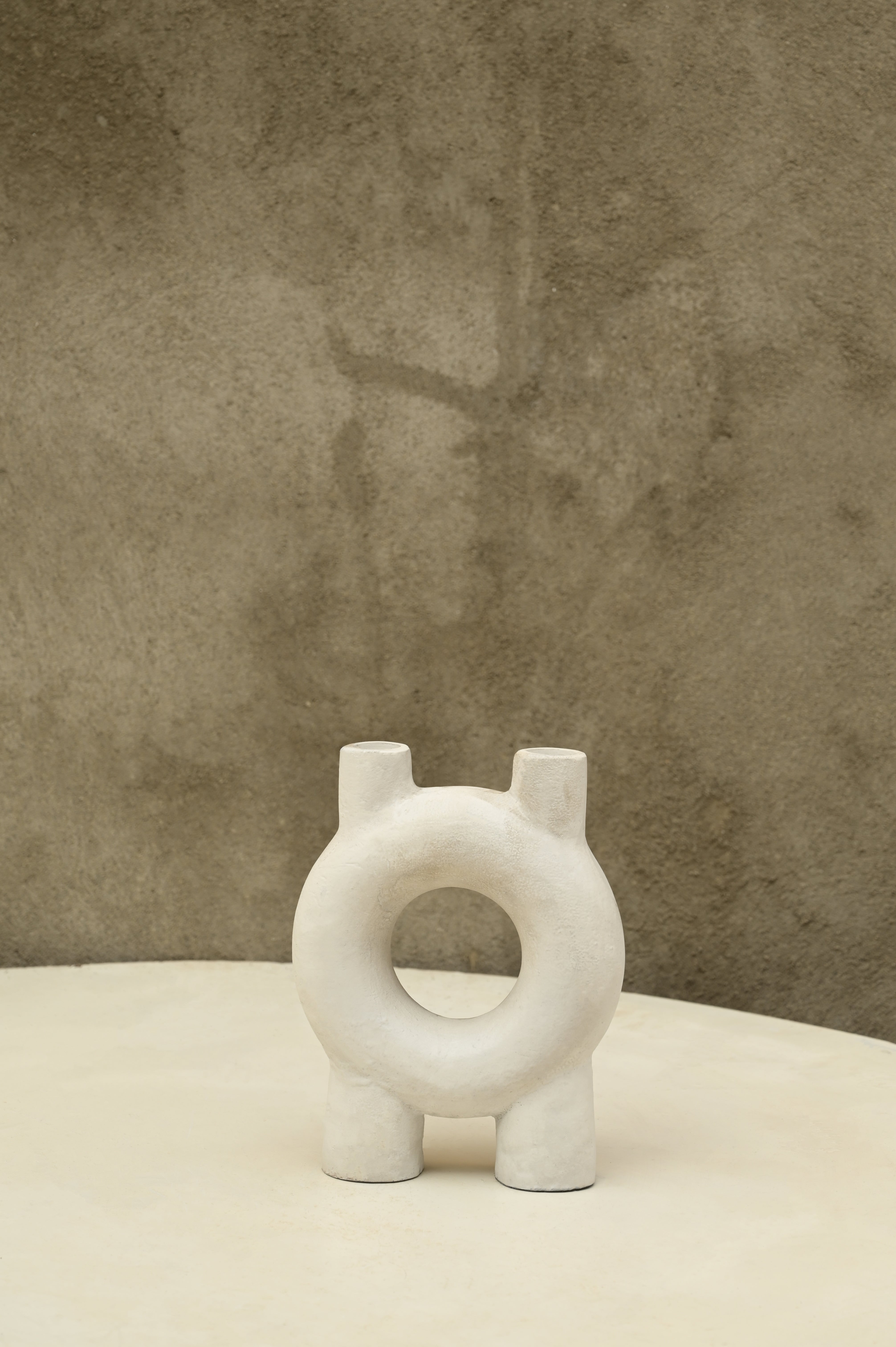 Brisa Candle Holder - L:10 x W:2 x H:7 In inches / Aluminium - Décor