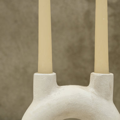 Brisa Candle Holder - L:10 x W:2 x H:7 In inches / Aluminium - Décor