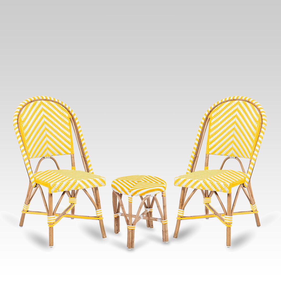 Bv Popsicle Cane Table And Chair Set