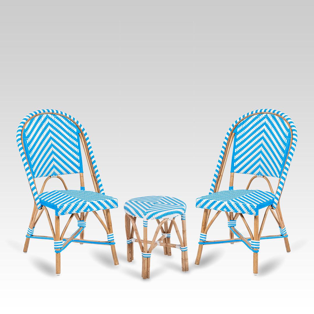 Bv Popsicle Cane Table And Chair Set