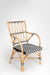 C Popsicle Cane Chair With Arms