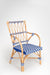 C Popsicle Cane Chair With Arms
