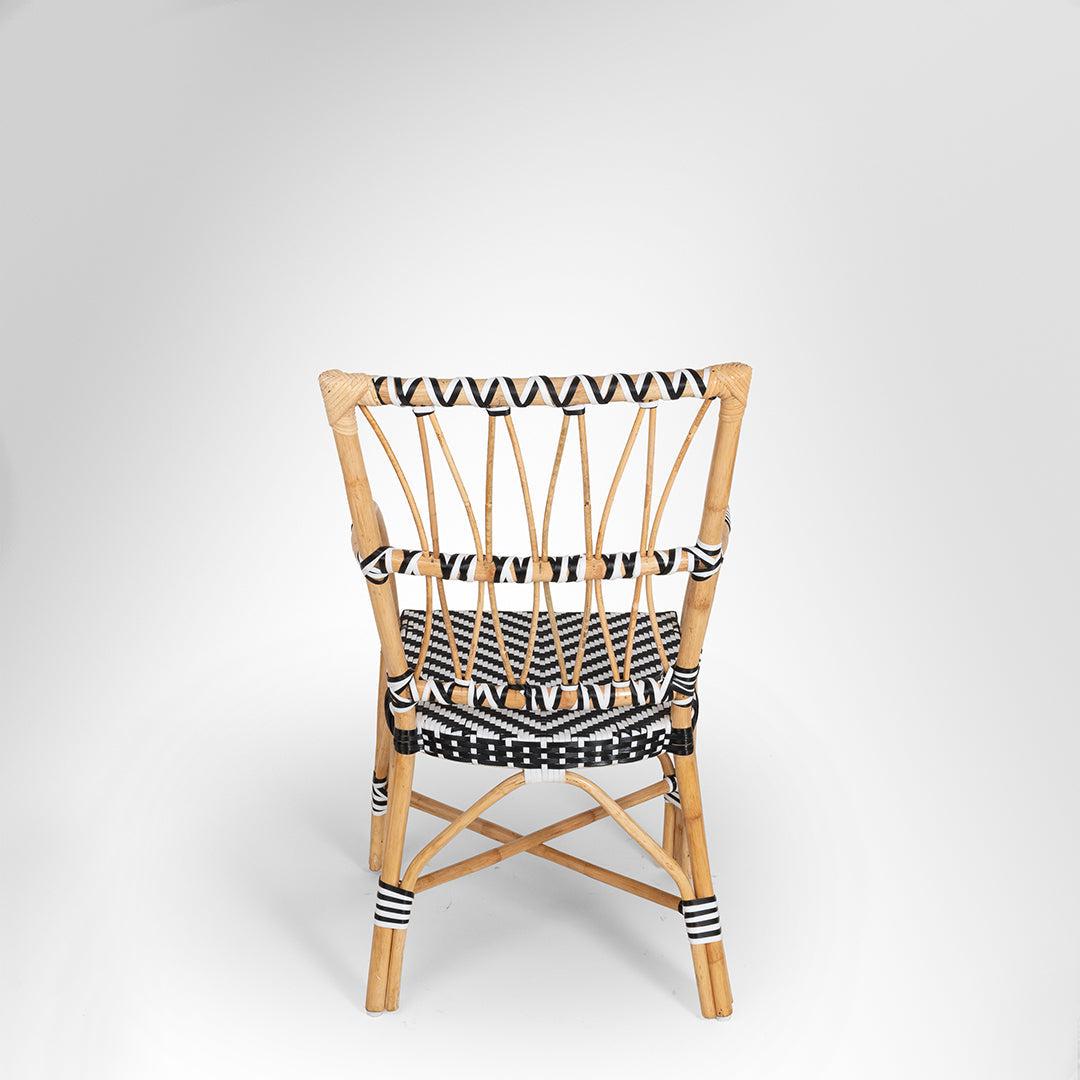 C Popsicle Cane Chair With Arms
