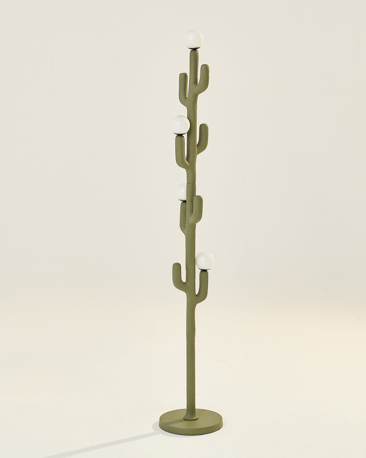 Cactus Floor Lamp - sage green / Cast Aluminium / 25L X 25W X 153H In Cms - Lighting