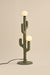 Cactus Table Lamp - Sage Green / Cast Aluminium / 25L X 25W X 65H In Cms - Lighting